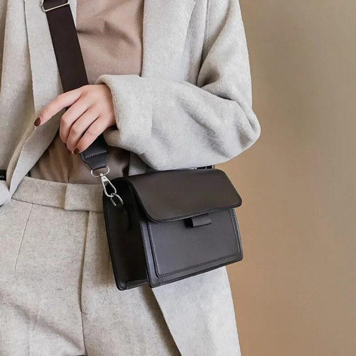Drune | Damen Crossbody Bag Schwarz Kleine