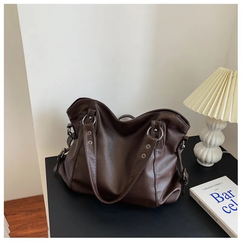 Drune | Damen Designer Handtasche Schwarz