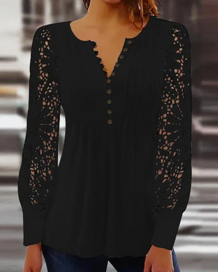 Drune | Damen Elegant Oberteil Schicken