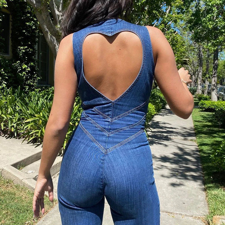 Drune | Overall Damen Elegant Blau