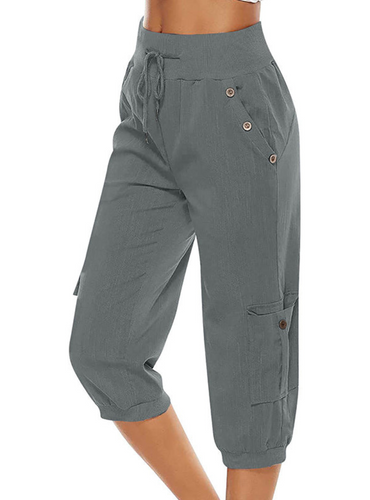 Drune | Damen Freizeithose High Waist