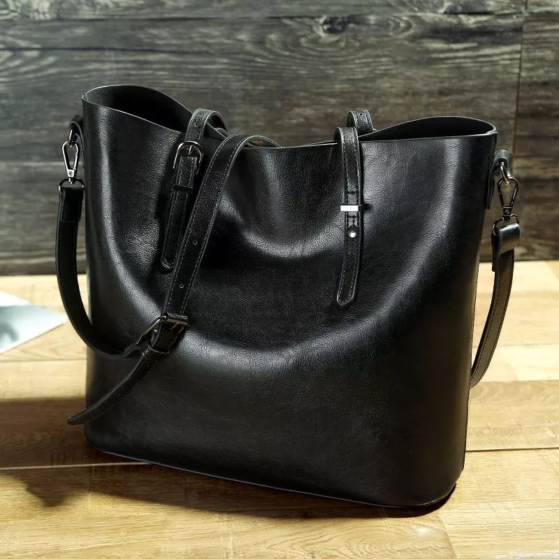 Drune | Damen Designer Handtasche Schwarz