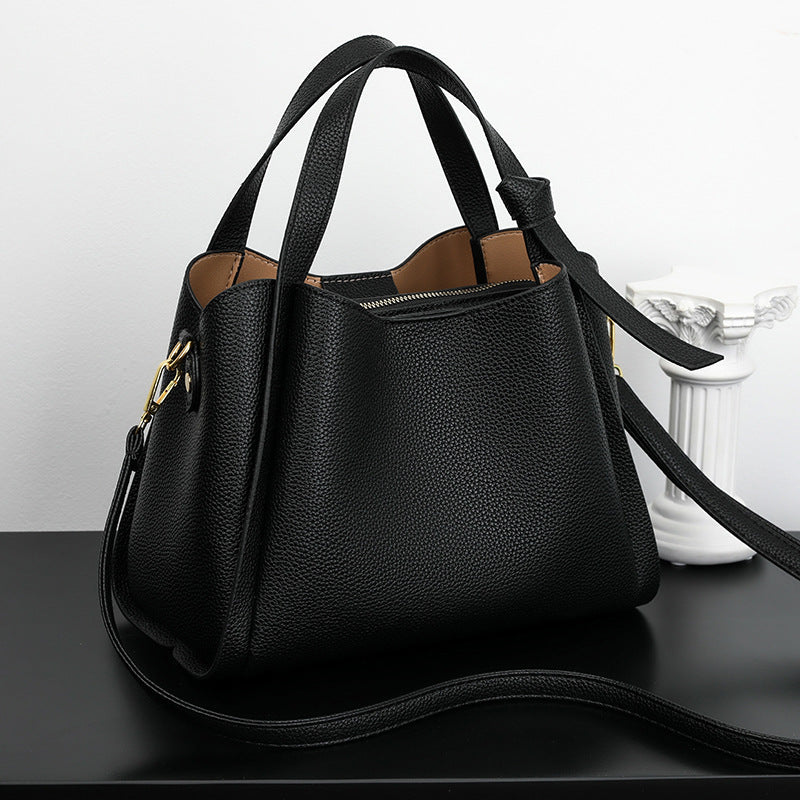Drune | Damen Handtasche Schwarz Designer