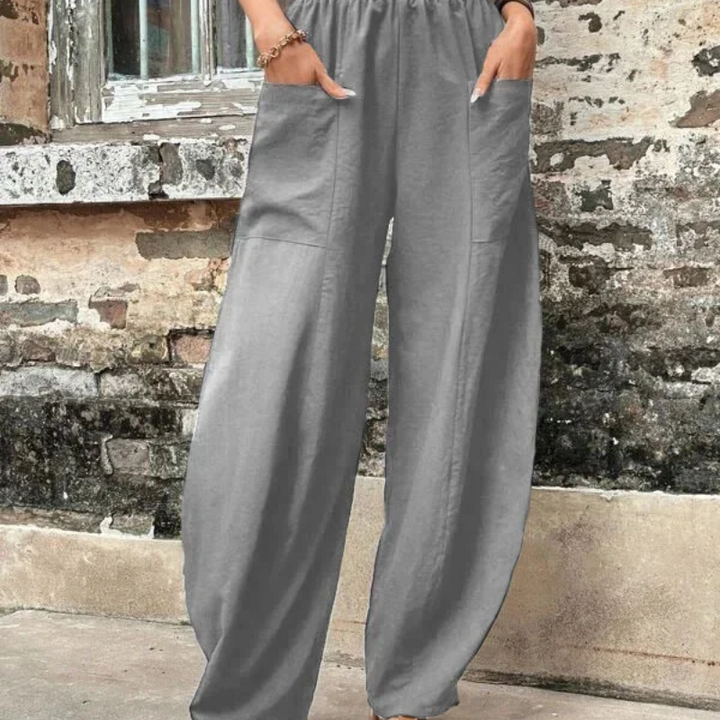 Drune | Damen High-waist Hose Loose Fit