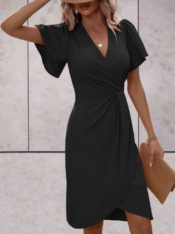 Drune | Hochzeitsgast Wickelkleid Mini