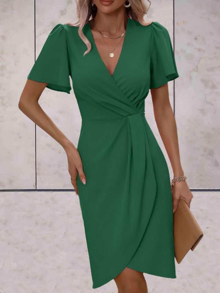 Drune | Hochzeitsgast Wickelkleid Mini