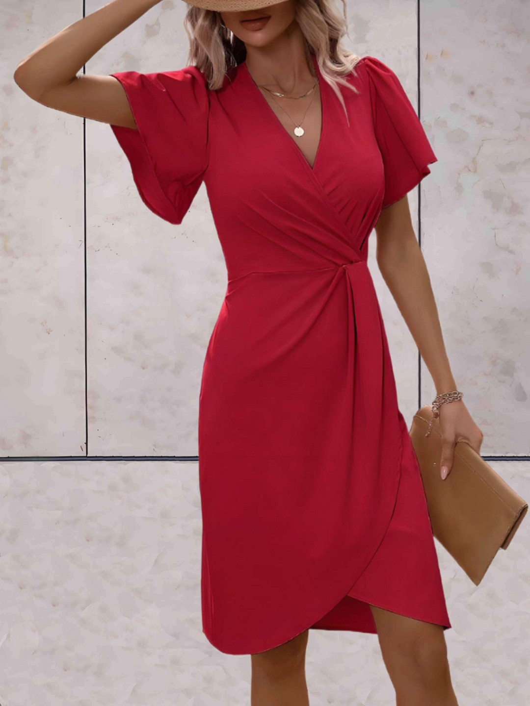 Drune | Hochzeitsgast Wickelkleid Mini