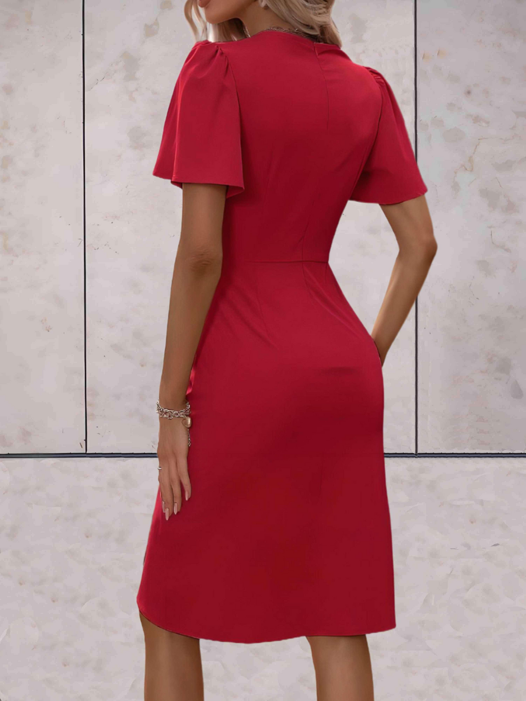 Drune | Hochzeitsgast Wickelkleid Mini