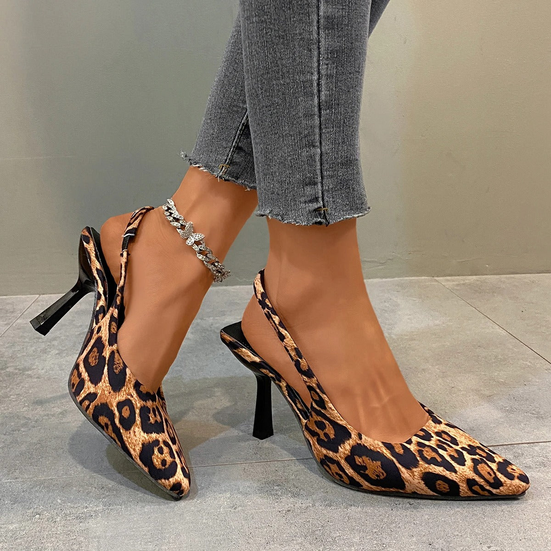 Drune | Damen Schwarze Kitten Heels Elegant