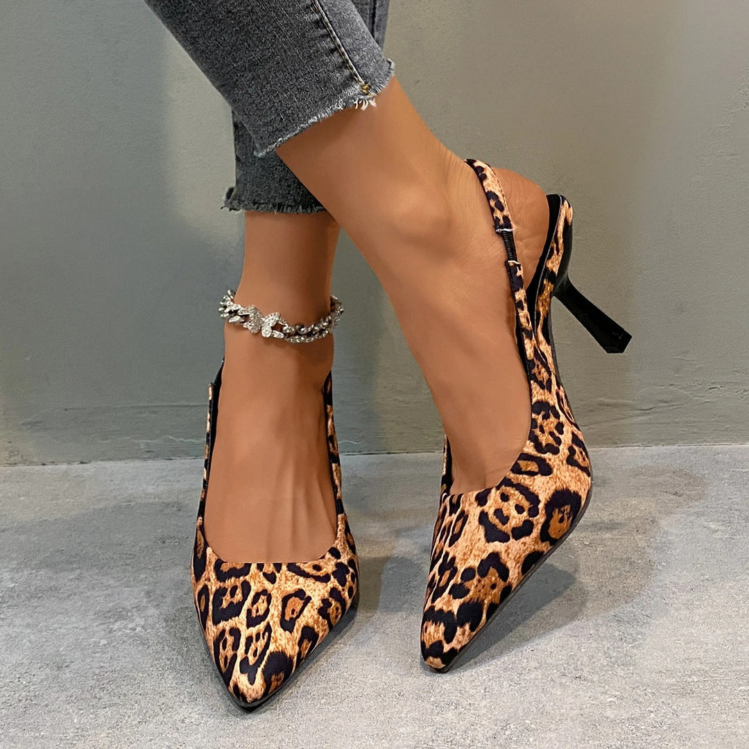 Drune | Damen Schwarze Kitten Heels Elegant