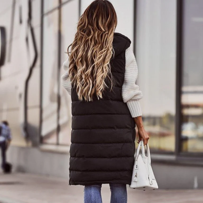 Drune | Damen Leichte Steppjacke Daunenjacke Lang