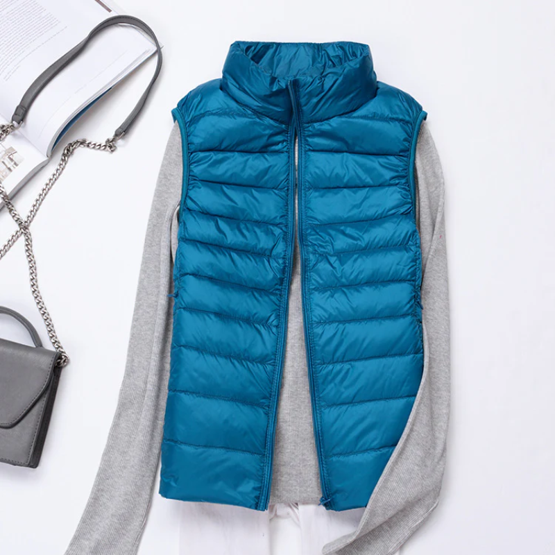 Drune | Damen Leichte Steppjacke Ärmellose Weste