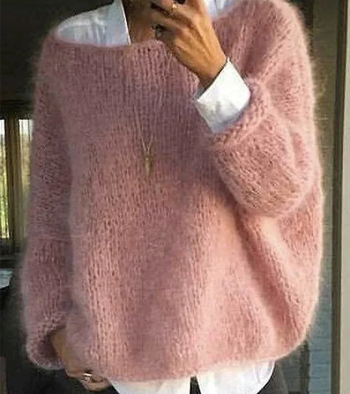 Drune | Damen Übergröße Pullover Sweater