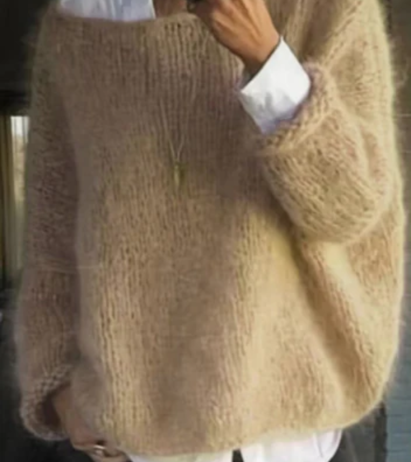Drune | Damen Übergröße Pullover Sweater