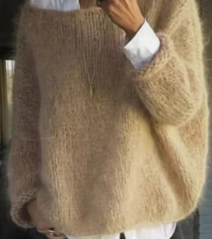 Drune | Damen Übergröße Pullover Sweater