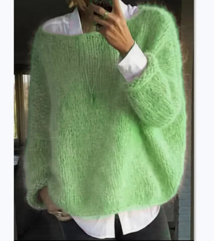 Drune | Damen Übergröße Pullover Sweater