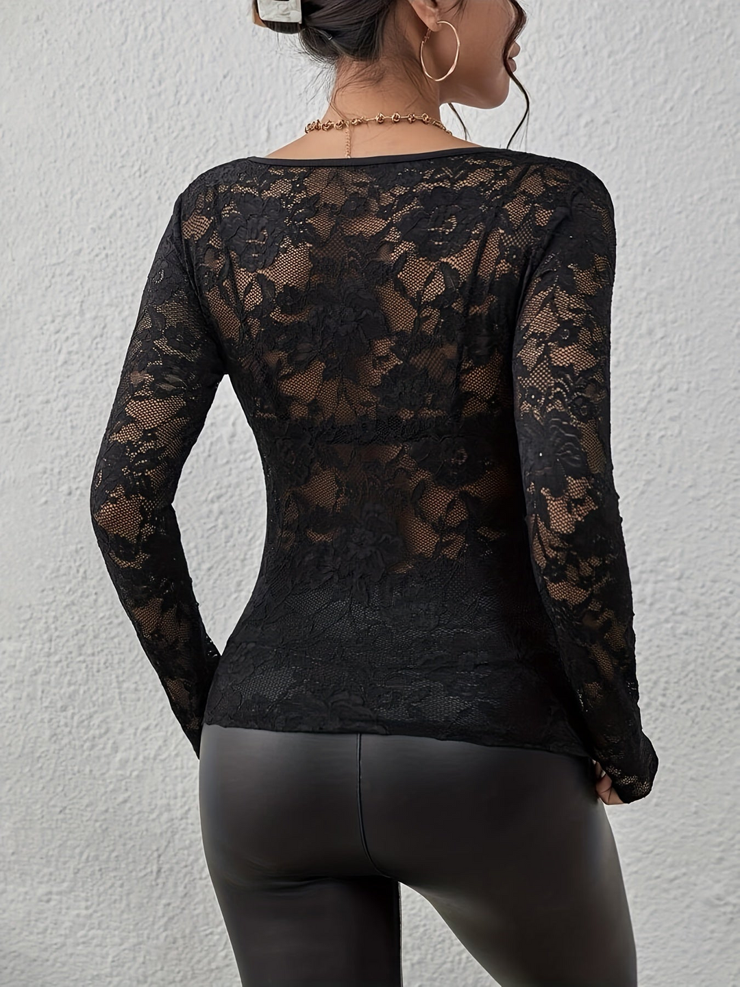 Drune | Damen Langarm Oberteil Elegante