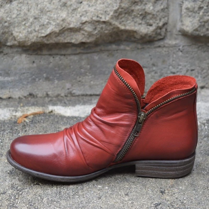 Drune | Damen Schwarz Stiefeletten Wasserdicht
