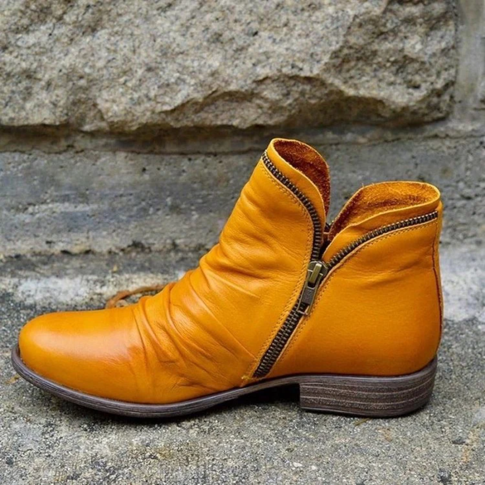 Drune | Damen Schwarz Stiefeletten Wasserdicht