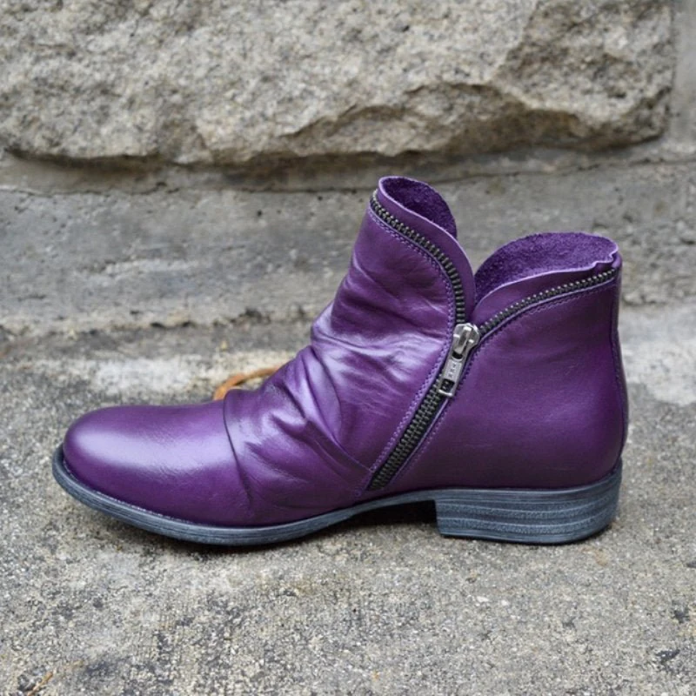 Drune | Damen Schwarz Stiefeletten Wasserdicht
