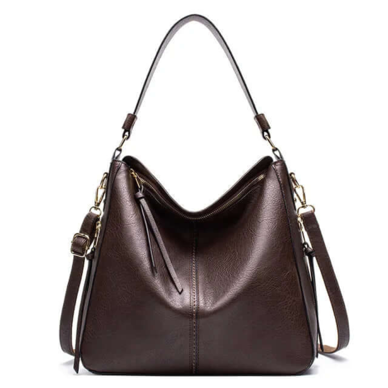 Drune | Handtasche Damen Schwarz Groß