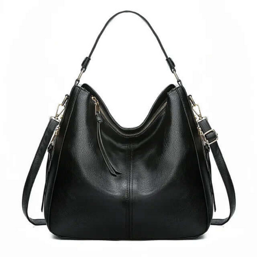 Drune | Handtasche Damen Schwarz Groß