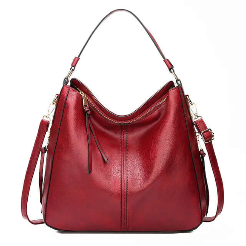 Drune | Handtasche Damen Schwarz Groß