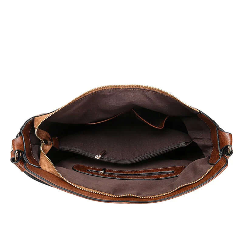 Drune | Handtasche Damen Schwarz Groß