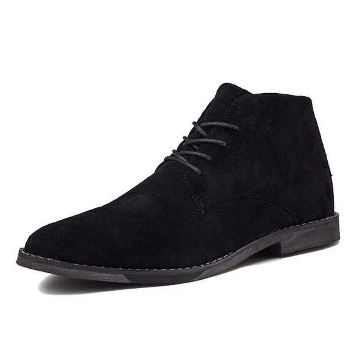 Drune | Damen Schwarze Stiefeletten Flach