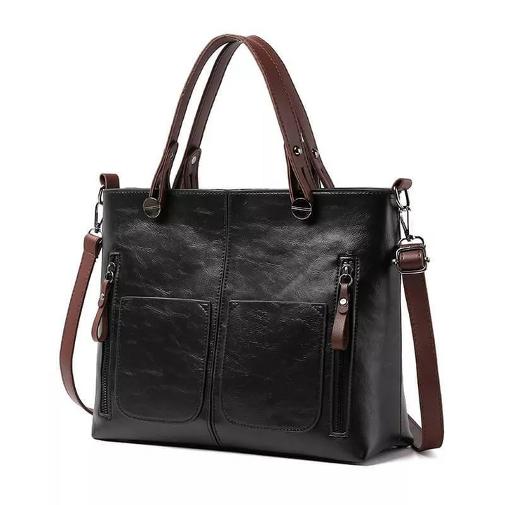 Drune | Damen Shopper Handtasche Schwarz
