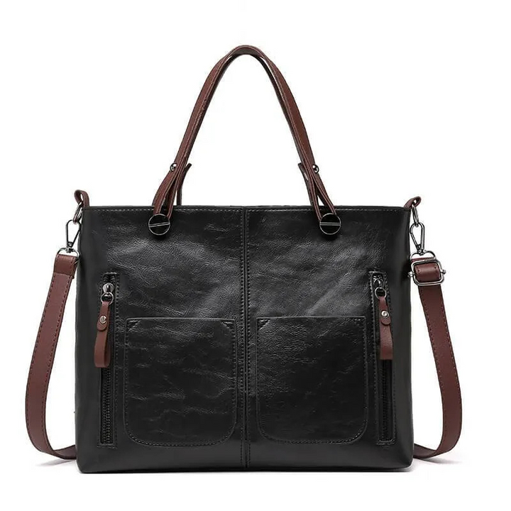 Drune | Damen Shopper Handtasche Schwarz
