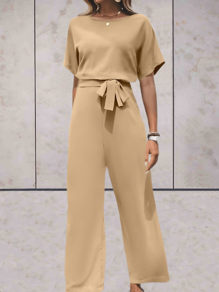 Drune | Damen Eleganter Jumpsuit Schwarz