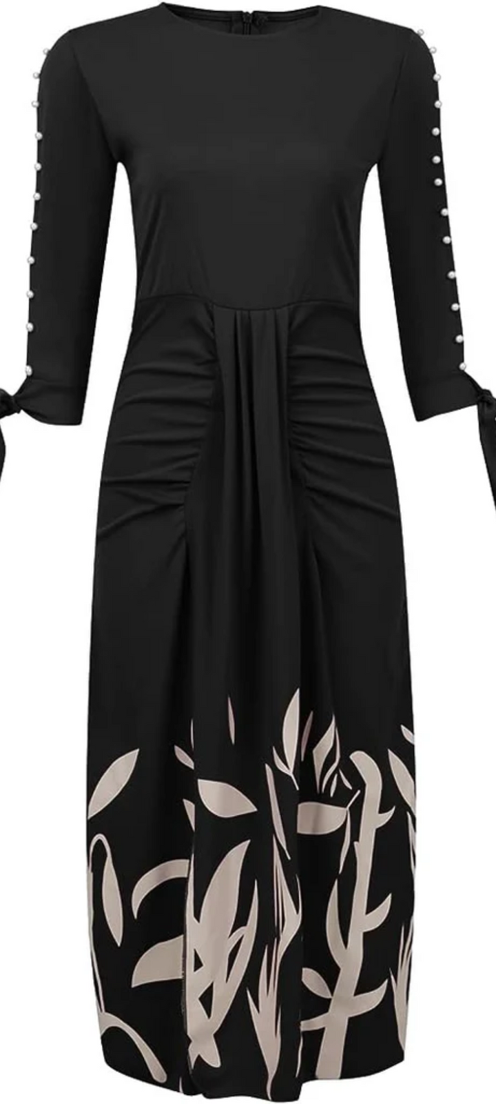 Drune | Festliches Midi Wickelkleid Elegant