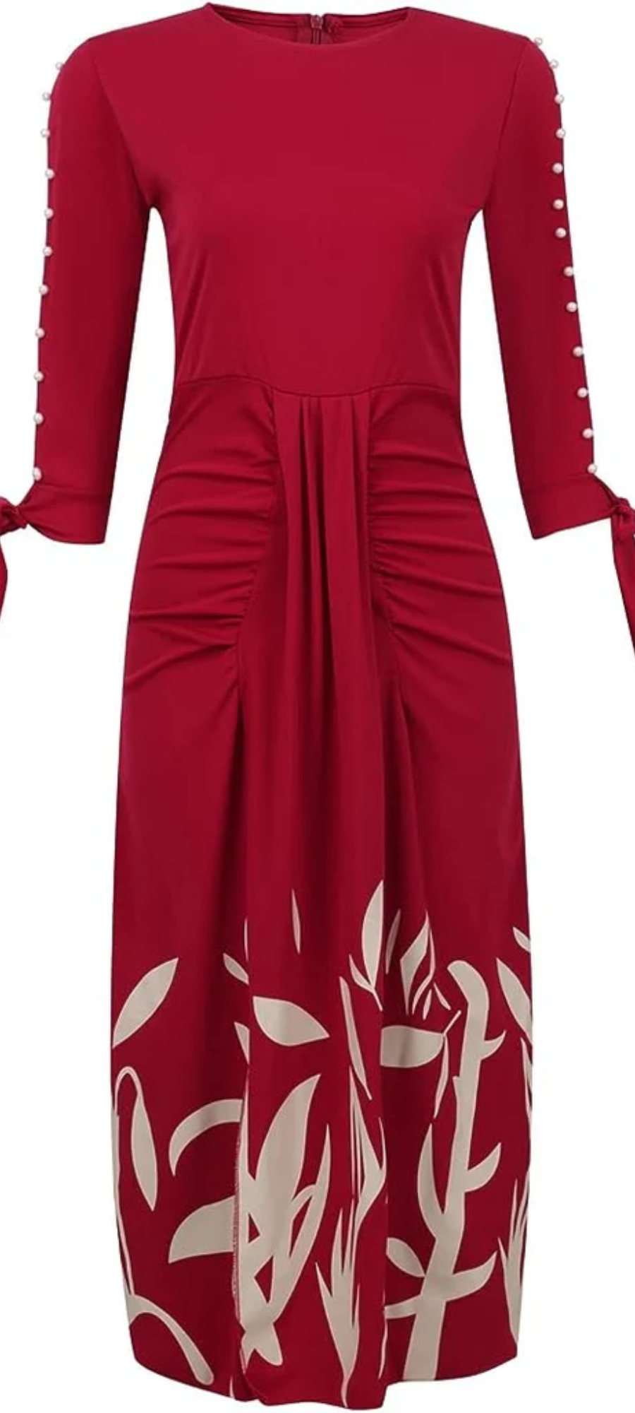 Drune | Festliches Midi Wickelkleid Elegant