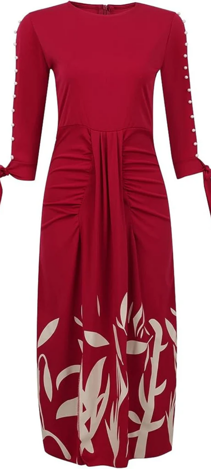 Drune | Festliches Midi Wickelkleid Elegant