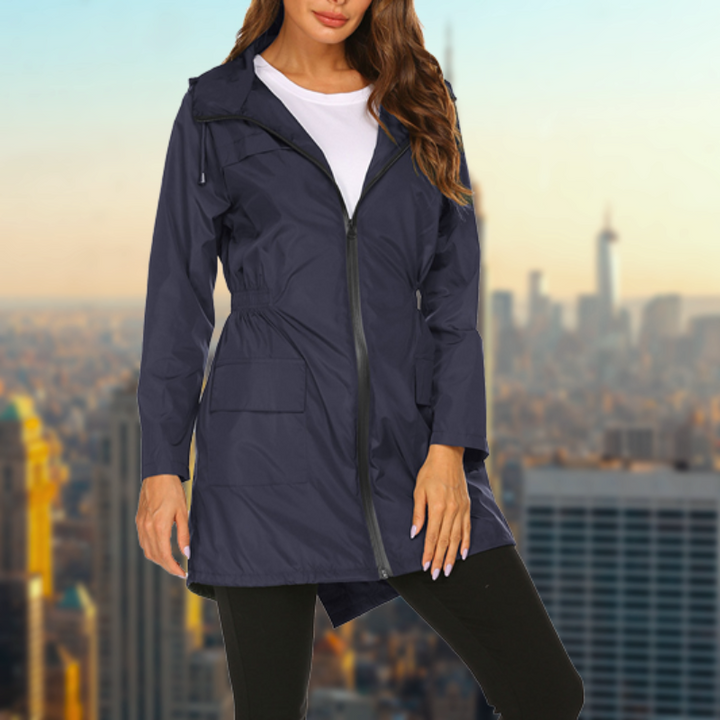 Drune | Damen Wasserdichte Regenjacke Atmungsaktiv