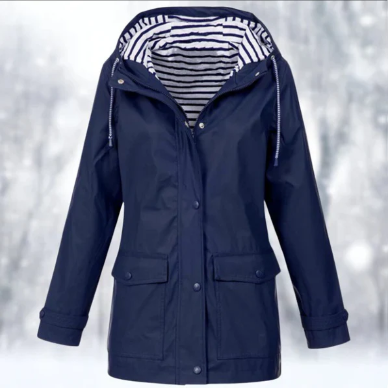 Drune | Damen Wasserdichte Regenjacke Mit Kapuze