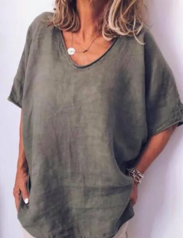 Drune | Damen Oversized T-Shirt Weiß