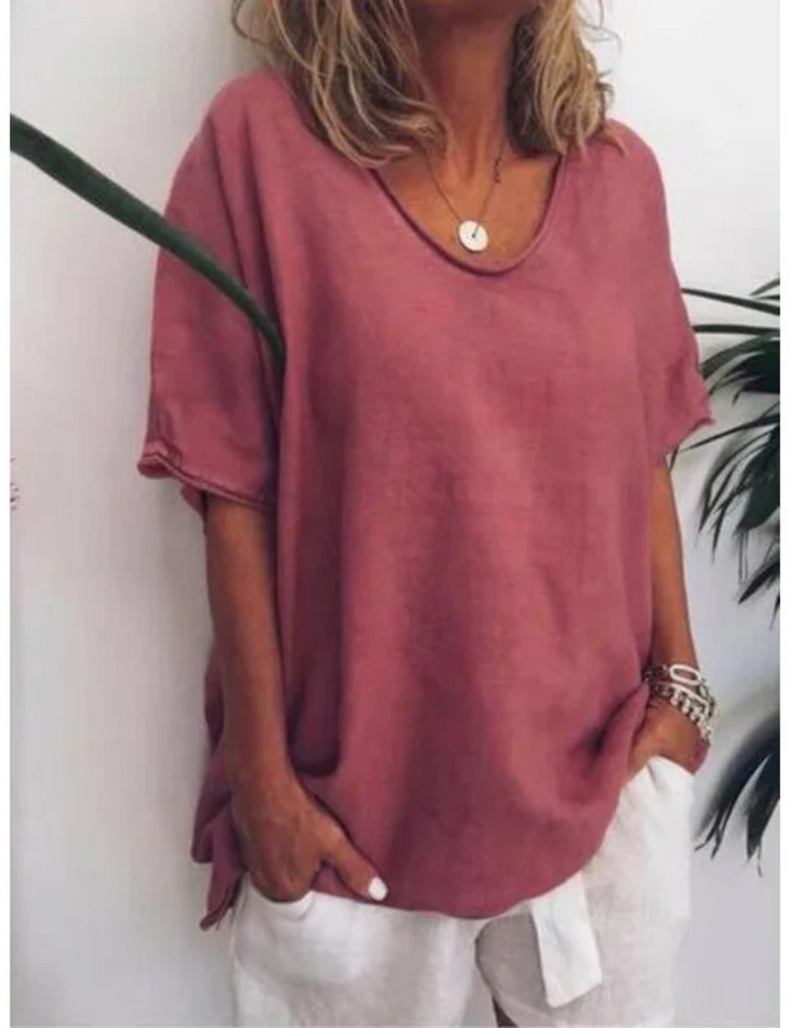 Drune | Damen Oversized T-Shirt Weiß