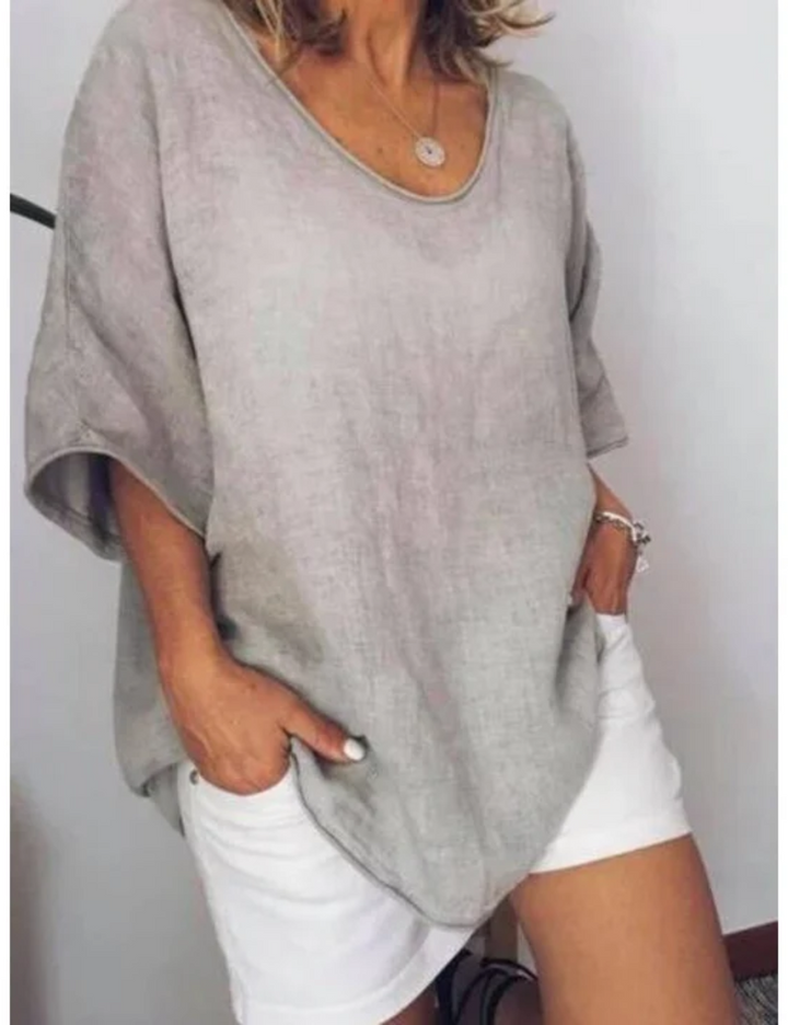 Drune | Damen Oversized T-Shirt Weiß