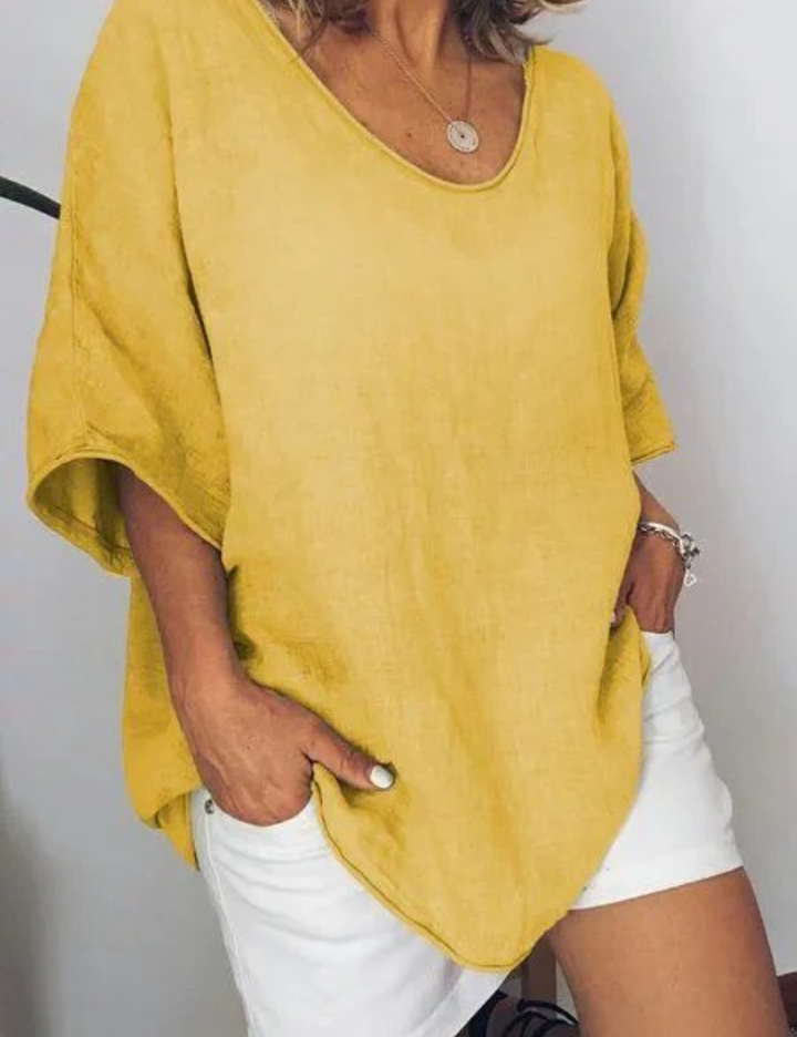 Drune | Damen Oversized T-Shirt Weiß