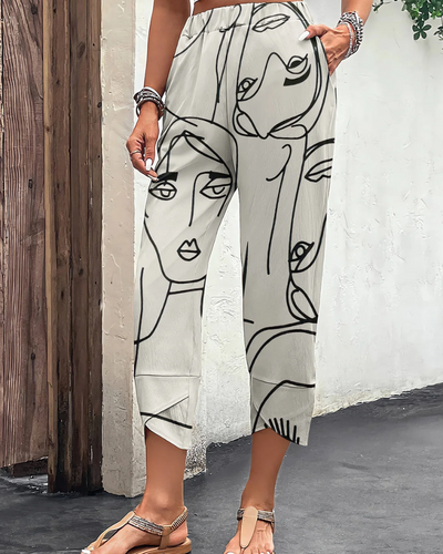 Drune | Damen Weite Hosen Elegant