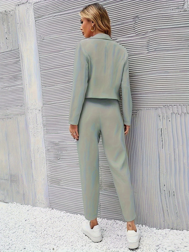 Drune | Klassischer Zweiteiliger Blazer Satz für Damen