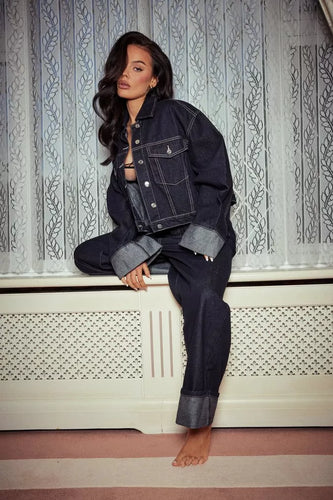 Drune | Denim Oversized-Set für Damen