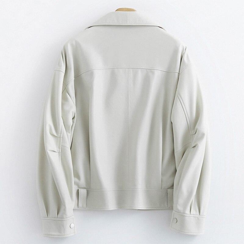 Drune | Damenlederjacke mit seitlichem Reißverschluss