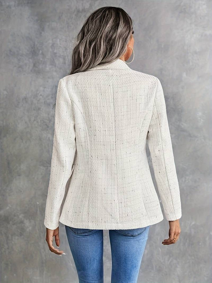 Drune | Damen Blazer mit Knöpfen und langen Ärmeln - Strukturiert