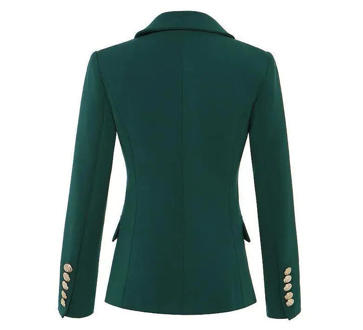 Drune | Dunkelgrüner Blazer Damen - Lässig - Einfarbig