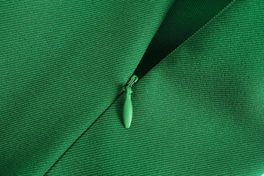 Drune | Dunkelgrüner Blazer Damen - Lässig - Einfarbig