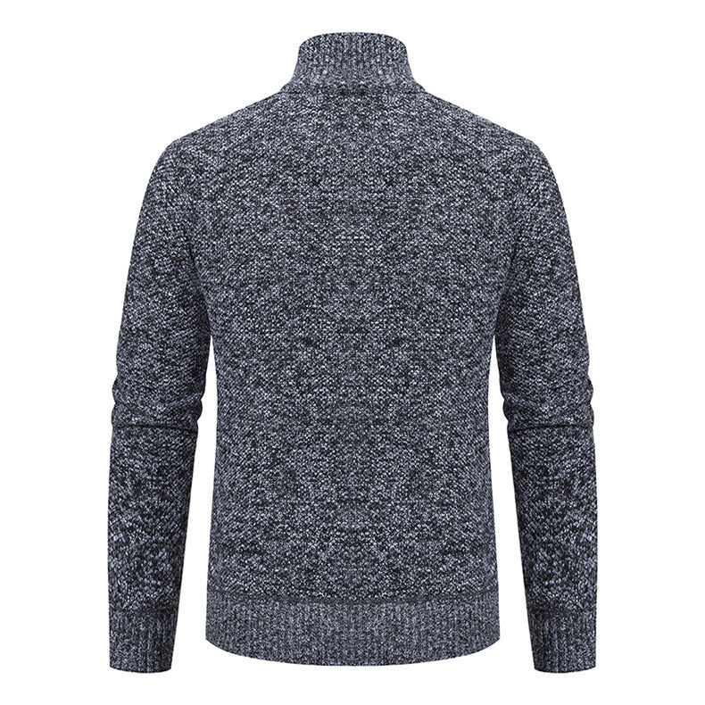 Drune | Klassischer Zip-Up Sweater-Jacke Cardigan