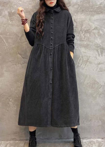 Drune | Zeitlose Lange Cord-Jacke für Damen